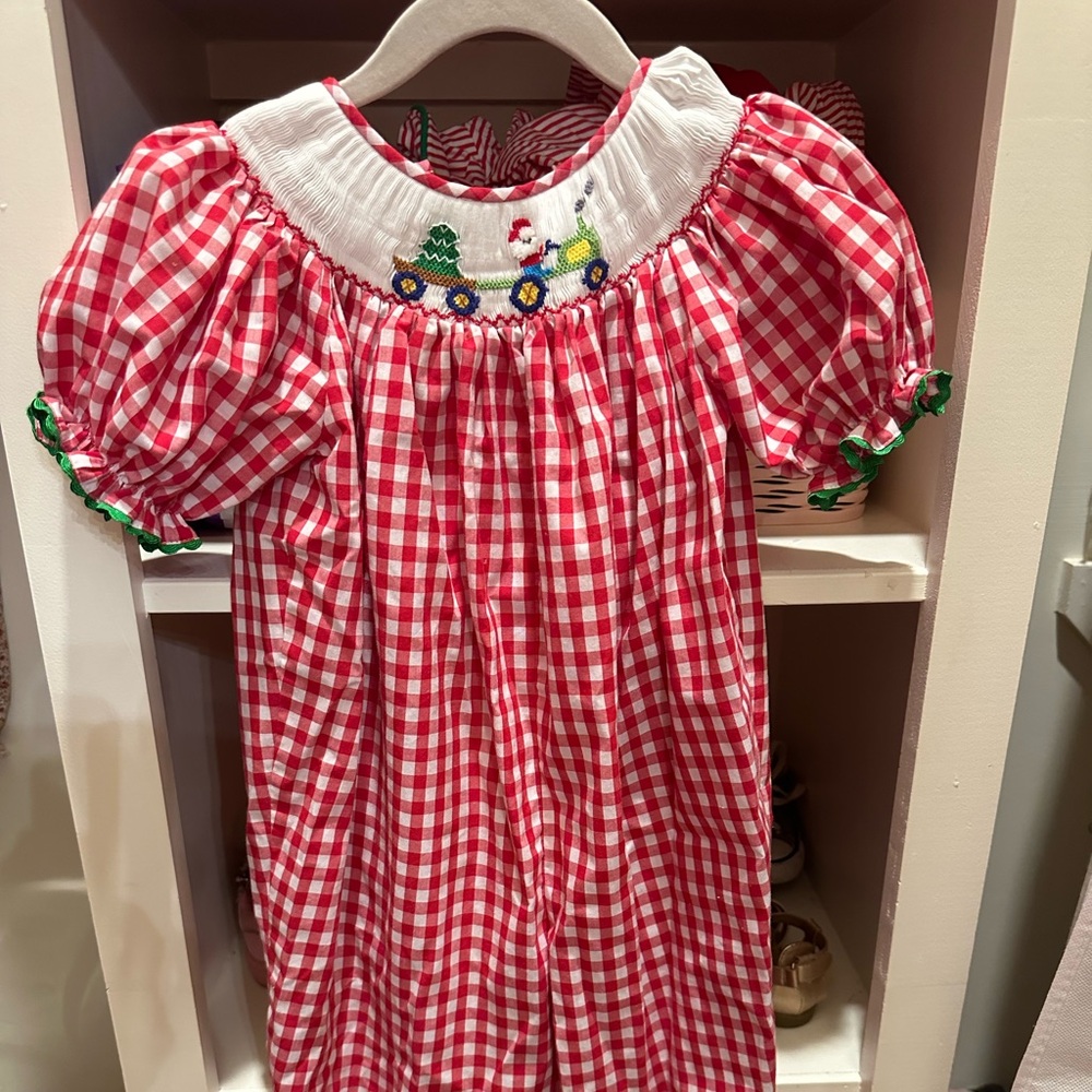 Size 2T Santa Romper